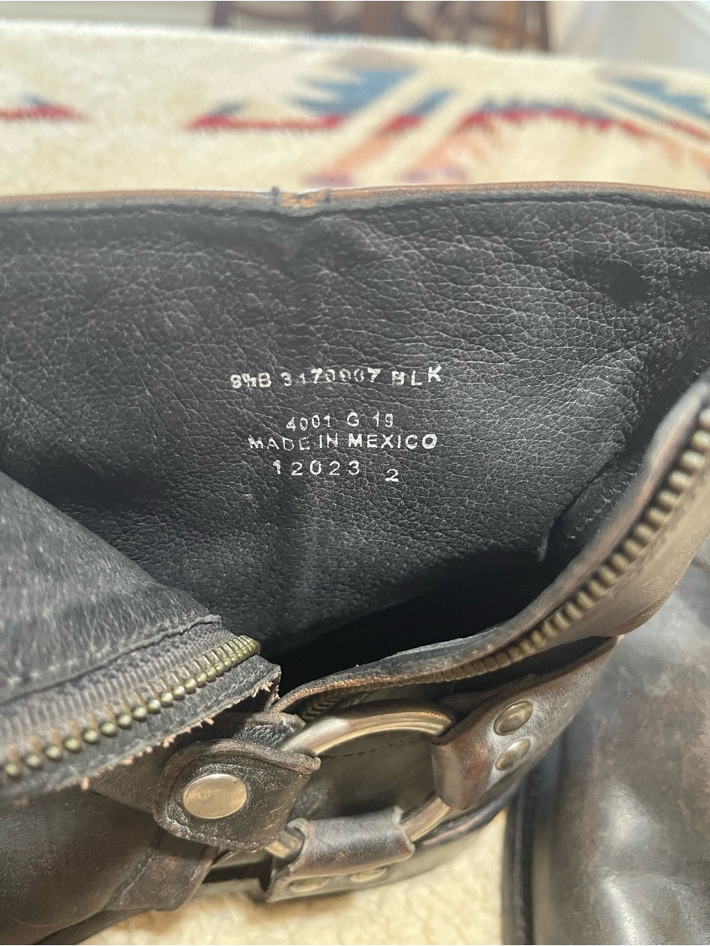 Frye Veronica Flex Harness Boots | Women’s 9.5 | Distressed Leather | Worn Once - Picture 7 of 8